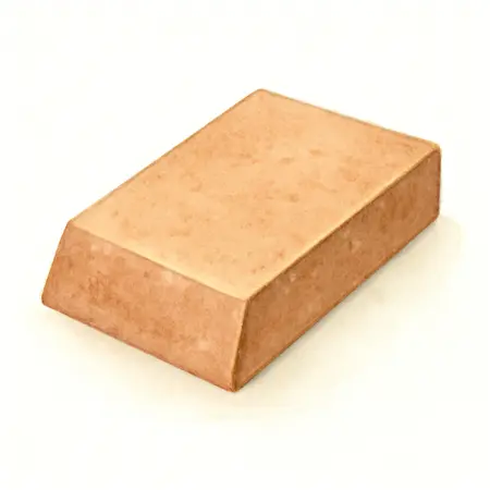 Water color illustrative image of a generic Aluminum Oxide Angled Sanding Sponges - Fine Grade, 6 Pack