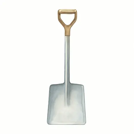 Water color illustrative image of a generic Aluminum Scoop Shovel with D-Handle