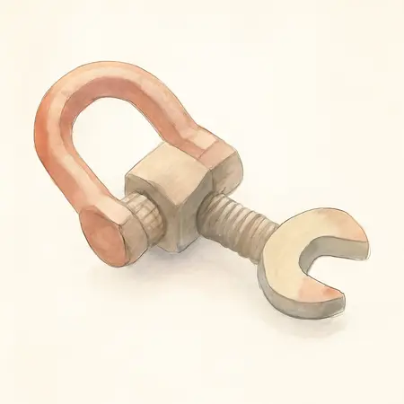 Water color illustrative image of a generic Anti-Rattle Hitch Tightener