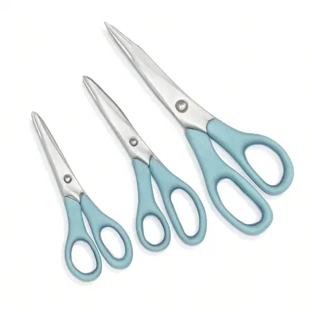Water color illustrative image of a generic Assorted Scissors, 3Piece
