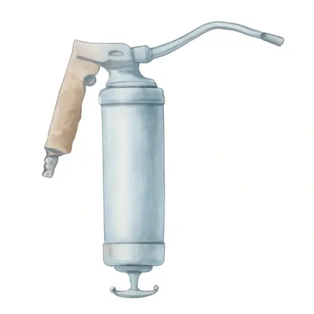 Water color illustrative image of a generic Automatic Air Grease Gun
