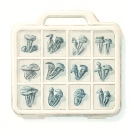 Water color illustrative image of a generic Automotive Plastic Fastener Kit, 240 Piece