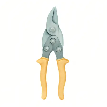Water color illustrative image of a generic Aviation Snips, 3 Piece