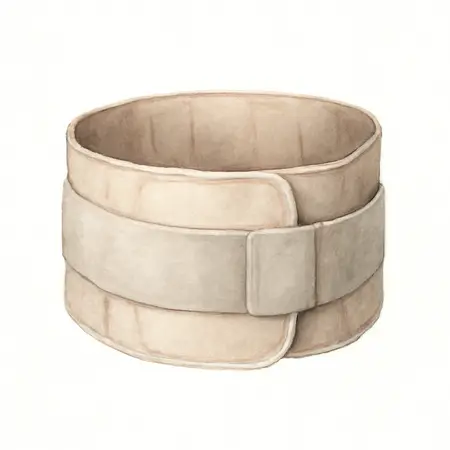 Water color illustrative image of a generic Back Support Belt, Large