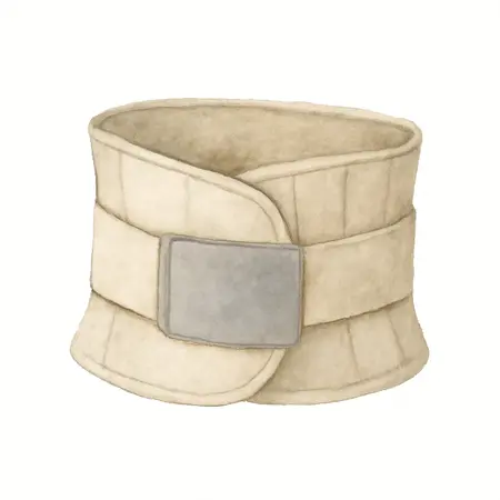 Water color illustrative image of a generic Back Support Belt, X-large