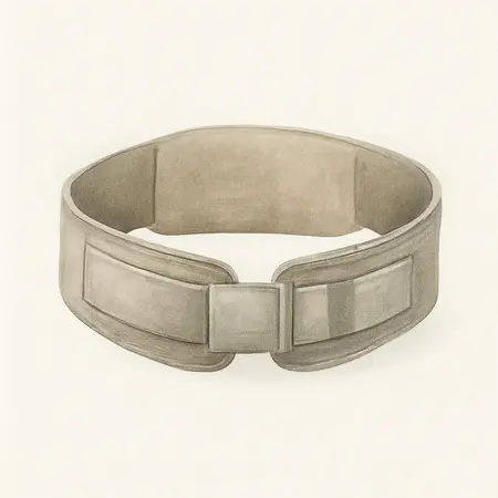 Water color illustrative image of a generic Back Support Belt with Reflector, Medium