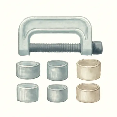 Water color illustrative image of a generic Ball Joint Service Add-On Kit, 11 Piece