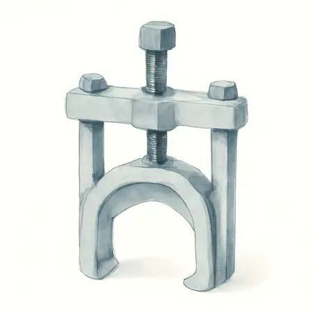 Water color illustrative image of a generic PITTSBURGH Bearing Separator and Puller Set