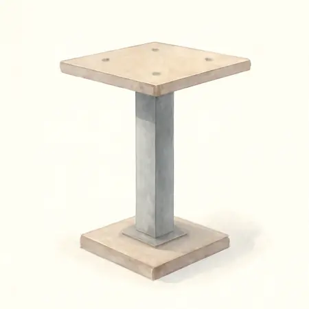 Water color illustrative image of a generic Bench Grinder Pedestal