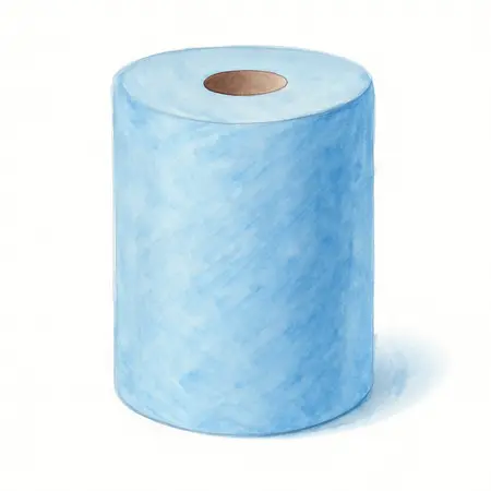 Water color illustrative image of a generic Mechanics Shop Towels 14 in. x 13 in., 50-Pack