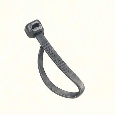 Water color illustrative image of a generic Black Nylon Cable Clamp Set, 40 Piece