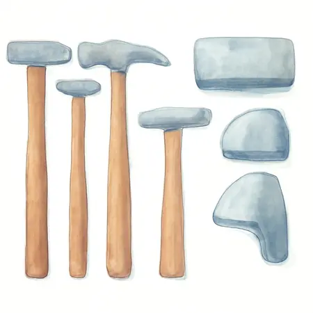 Water color illustrative image of a generic Body And Fender Set, 7 Pc.