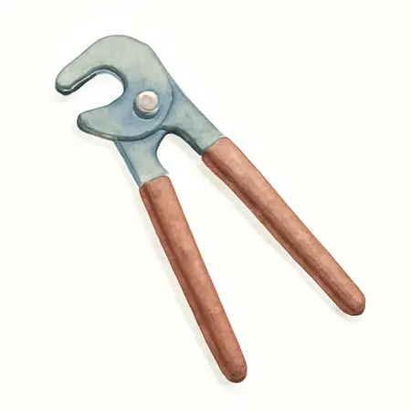 Water color illustrative image of a generic Brake Line Forming Tool