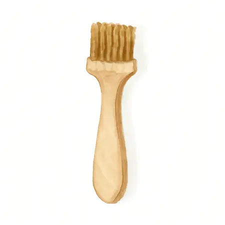 Water color illustrative image of a generic Brass Detail Brush
