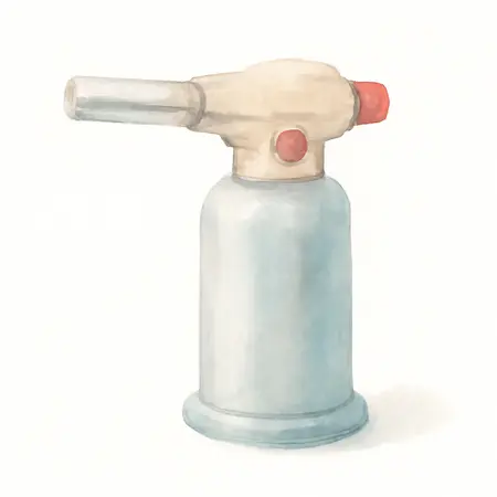 Water color illustrative image of a generic Butane Micro Torch
