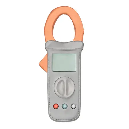 Water color illustrative image of a generic CM1000A 1000A T-RMS AC/DC Clamp Meter