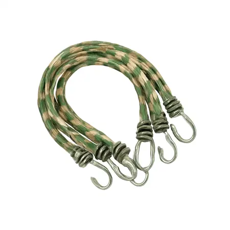 Water color illustrative image of a generic Camouflage Elastic Stretch Cords, 6 Piece