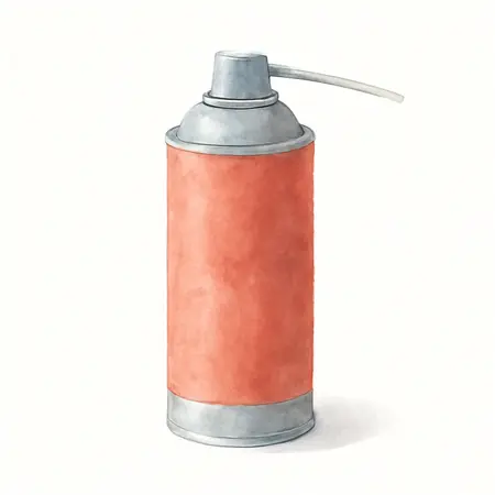 Water color illustrative image of a generic Carb/Choke & Parts Cleaner