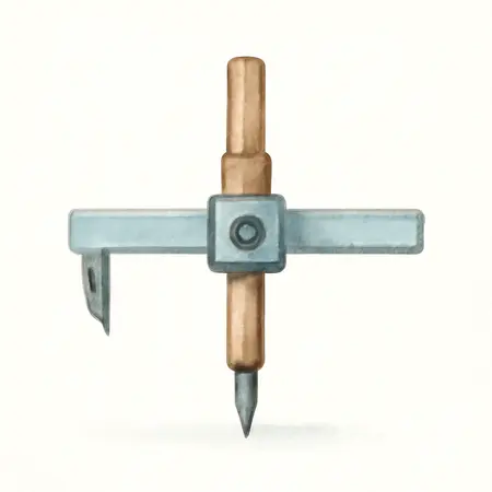 Water color illustrative image of a generic Carbide Tip Adjustable Circle Cutter