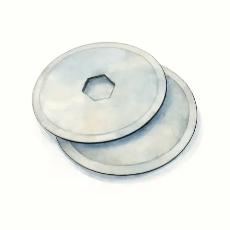 Water color illustrative image of a generic Carpet Cutter Replacement Blades, 2 Pk.