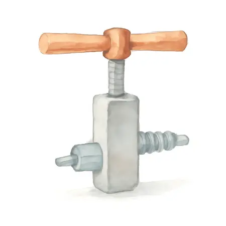 Water color illustrative image of a generic Chain Saw Chain-Breaker/Spinner