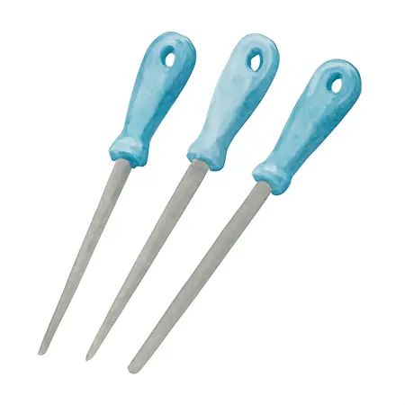Water color illustrative image of a generic Chain Saw File Set, 3 Pc.