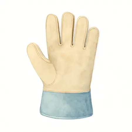 Water color illustrative image of a generic Chainsaw Protection Work Gloves, X-Large