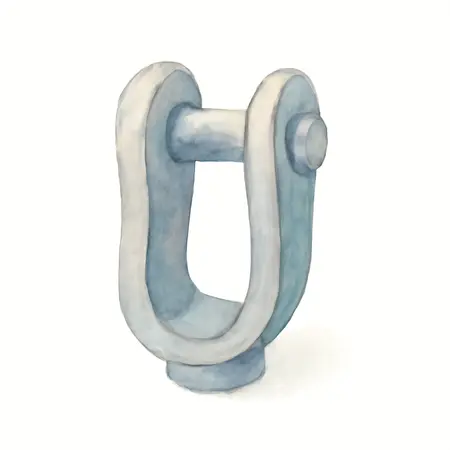 Water color illustrative image of a generic Clevis Trailer Pin Mount