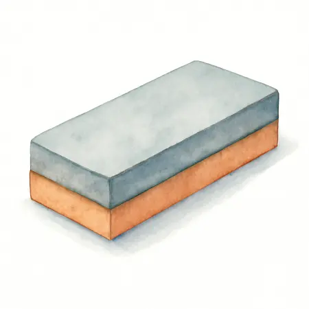 Water color illustrative image of a generic Combination Sharpening Stone
