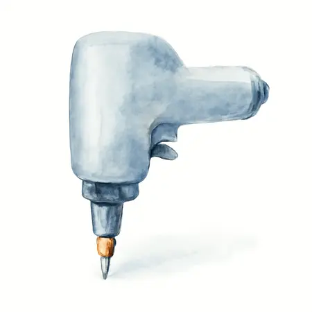 Water color illustrative image of a generic Compact Palm Nailer