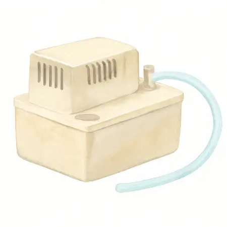 Water color illustrative image of a generic Condensate Pump