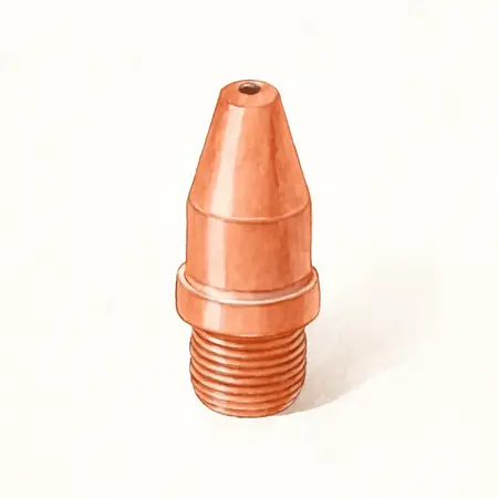 Water color illustrative image of a generic Copper Plasma Electrodes, 5 Pc.