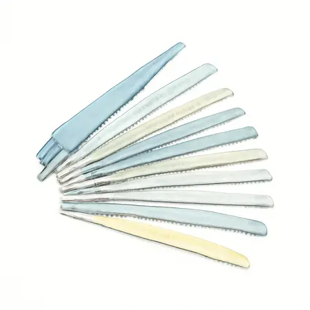 Water color illustrative image of a generic Demo and Thin Kerf Reciprocating Saw Blade Set, 12 Pc.