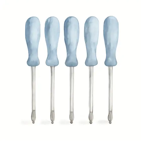 Water color illustrative image of a generic Diamond Tip Screwdrivers, 6-Piece