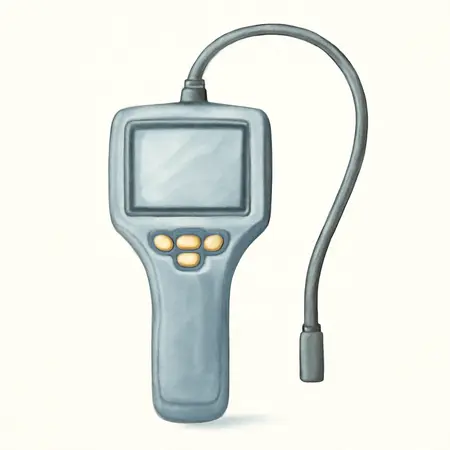 Water color illustrative image of a generic Digital Inspection Camera
