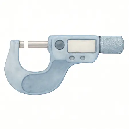 Water color illustrative image of a generic Digital Micrometer
