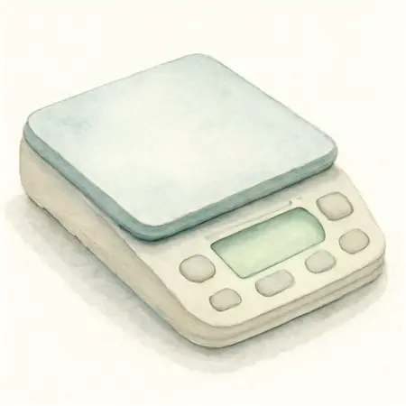 Water color illustrative image of a generic Digital Scale