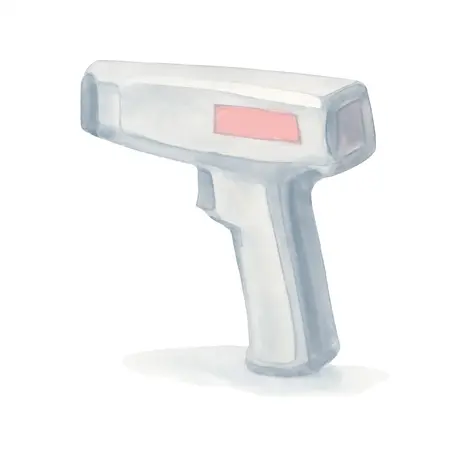 Water color illustrative image of a generic Digital Timing Light