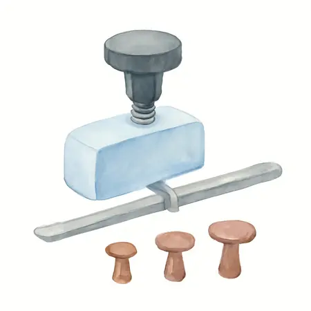 Water color illustrative image of a generic Door Skin Repair Kit, 4 Piece