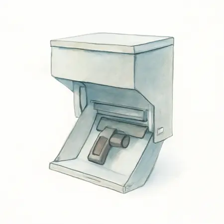 Water color illustrative image of a generic Drop Down Gun Safe