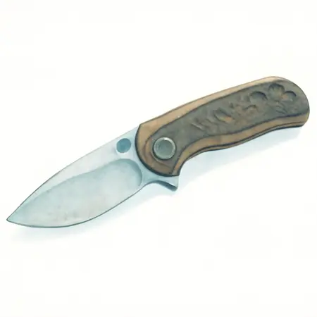 Water color illustrative image of a generic Drop Point Knife with Ceramic Bearings