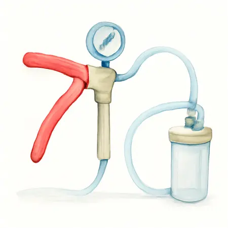 Water color illustrative image of a generic Dual Vacuum/Pressure Hand Pump Kit