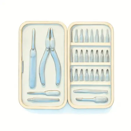 Water color illustrative image of a generic Electronics Repair Kit, 87 Piece