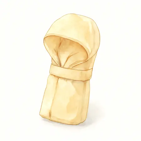 Water color illustrative image of a generic Emergency Rain Slicker