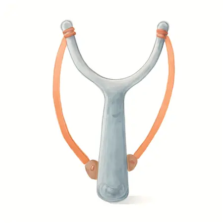 Water color illustrative image of a generic F16 Slingshot