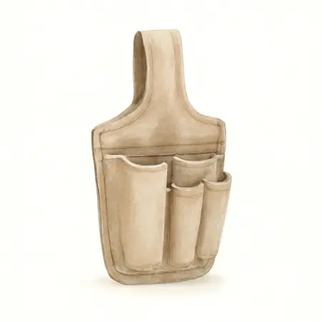 Water color illustrative image of a generic Five Pocket Utility Holster