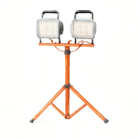 Water color illustrative image of a generic Fixed Dual Head Halogen Work Light