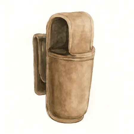 Water color illustrative image of a generic Flashlight Stretch Holster
