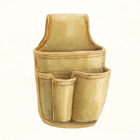 Water color illustrative image of a generic Four Pocket Drill Holster