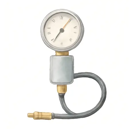 Water color illustrative image of a generic Fuel Injection Pump Tester